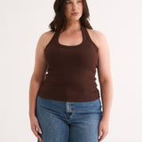 Primi Harmony Halter Tank | Cocoa