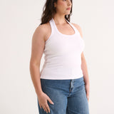 Primi Harmony Halter Tank | Optic White
