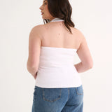 Primi Harmony Halter Tank | Optic White