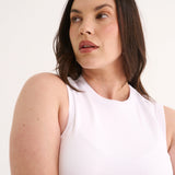 Primi Harmony Shell Tank | Optic White