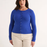 Primi Caterina Snap Button Top | Cobalt (PRE-ORDER)