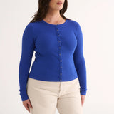 Primi Caterina Snap Button Top | Cobalt (PRE-ORDER)
