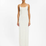 With Harper Lu Slip Dress | Ivory Polka (PRE-ORDER)