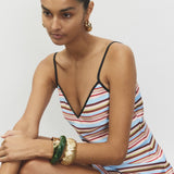 With Harper Lu Bias Mini Dress | Vintage Stripe