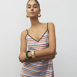 With Harper Lu Bias Mini Dress | Vintage Stripe