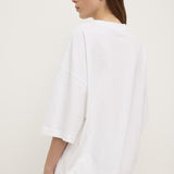Max Cotton Oversized Tee White