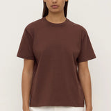 Assembly Label Womens Organic Base Tee | Espresso