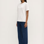 Womens Atelier Logo Tee Antique White