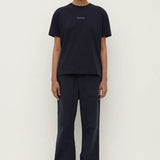 Womens Atelier Logo Tee True Navy/White (PRE-ORDER)