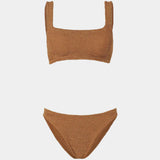 Hunza G Xandra Bikini | Metalic Cocoa (PRE-ORDER)
