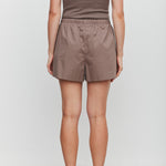 Micha Poplin Short Dark Sand