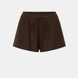 Camilla and Marc Turrell Short | Chocolate