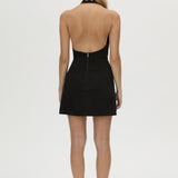 Aubrey denim mini dress