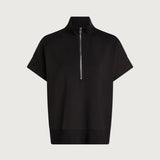 Varley Ritchie Short Sleeve Sweat | Black (PRE-ORDER)
