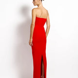 Effie Kats Addison Gown | Cherry Red