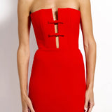 Effie Kats Addison Gown | Cherry Red