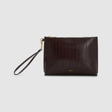 Oroton Cecile Pouch Texture | Mulberry
