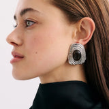 Anna Rossi Flore Earring | Rhodium Silver (PRE-ORDER)