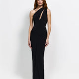 Effie Kats Atlas Gown | Black (PRE-ORDER)