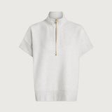 Varley Ritchie Short Sleeve Sweat | Ivory Marl (PRE-ORDER)