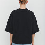 Max Cotton Oversized Tee Black