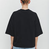 Max Cotton Oversized Tee Black