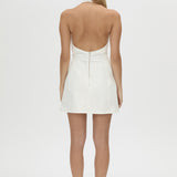Aubrey denim mini dress