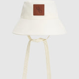 Oroton Nell Bucket Hat | Antique White