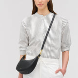 Oroton Florence Small Shoulder Bag | Black (PRE-ORDER)