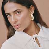 Porter Maxi Blob Clip-On Earring | Gold