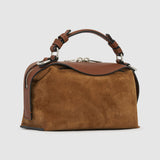 Oroton Mica Bowler Suede | Teak (PRE-ORDER)