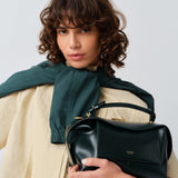 Oroton Mica Bowler Crackle | Shade Green (PRE-ORDER)