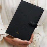 Oroton Fife A5 Notebook | Black