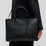 Oroton Muse 15" Worker Tote | Black (PRE-ORDER)
