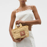 Oroton Calypso Small Tote | Natural (PRE-ORDER)