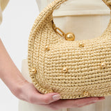Oroton Clara Straw Mini Bag | Natural (PRE-ORDER)