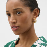 Oroton Coral Medium Hoop | Worn Gold (PRE-ORDER)
