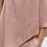 Third Form Crush One Shoulder Cape | Dust