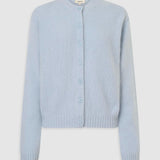 Oroton Cashmere Blend Cardigan | Soft Blue