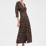 Oroton Mini Daisy Day Dress | Milk Chocolate (PRE-ORDER)