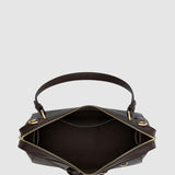 Oroton Cleo Shoulder Bag Crackle | True Chocolate