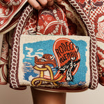 ACE BEADED BARREL BAG