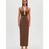 Misha Alusia Maxi Dress | Mink