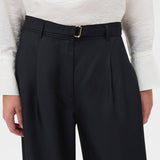 Oroton Belt Detail Pant | Black