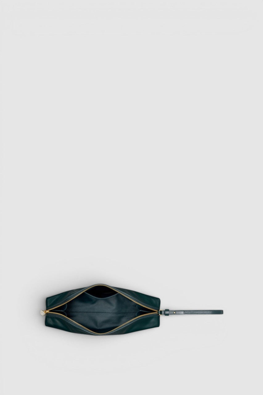 Oroton Ophelia Beauty case Pouch Crackle | Shade Green (PRE-ORDER)