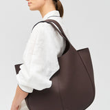 Oroton Emilia Large Tote | Bear Brown (PRE-ORDER)