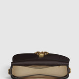 Oroton Olivia Day Bag Crackle | True Chocolate
