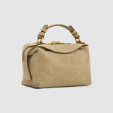 Oroton Mica Mini Bowler Suede | Caper (PRE-ORDER)