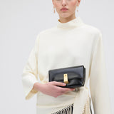 Oroton Etta Mini Clutch Crackle | Black (PRE-ORDER)
