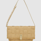 Oroton Etta Medium Clutch Textre | Natural (PRE-ORDER)